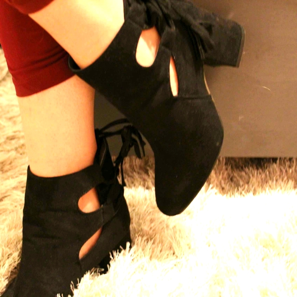 Black booties